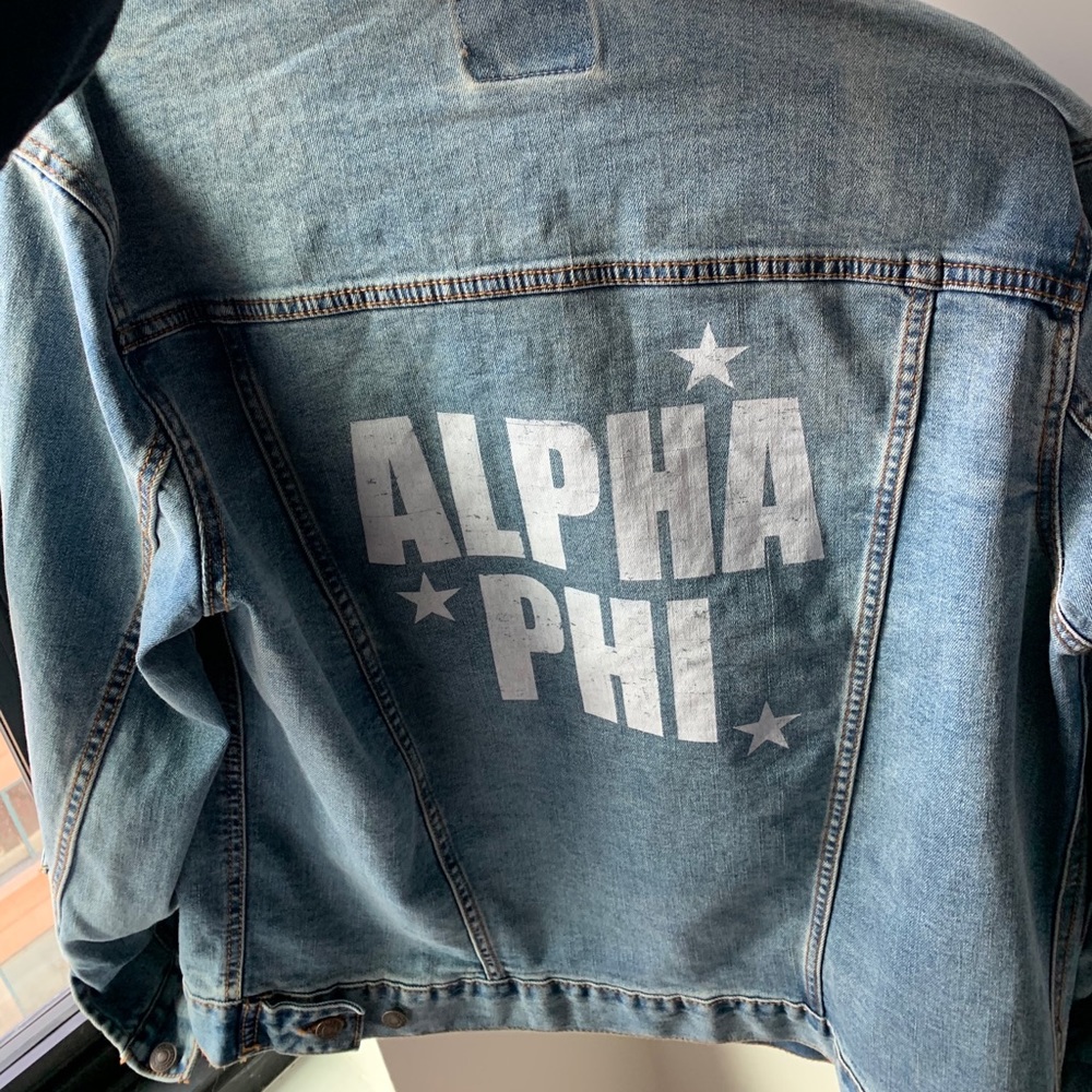 Alpha Phi Denim Jacket